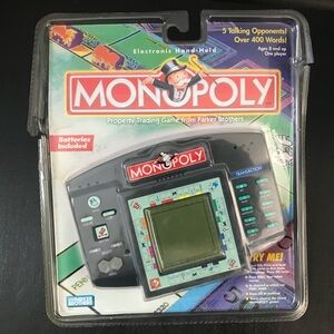 Parker Brothers Monopoly Electronic Handheld Game - Black